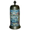 Image 1 : 1L Faience Erfurt Building  Crown Stein c. 1780