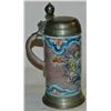 Image 2 : 1L Faience Erfurt Building  Crown Stein c. 1780