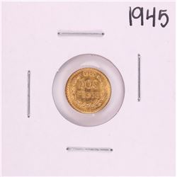 1945 Mexico Dos Peso Gold Coin