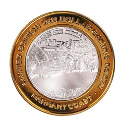 .999 Silver Barbary Coast Las Vegas, Nevada $10 Casino Limited Edition Gaming Token
