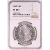 Image 1 : 1888-S $1 Morgan Silver Dollar Coin NGC MS63* Star
