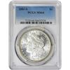 Image 1 : 1881-S $1 Morgan Silver Dollar Coin PCGS MS64 Amazing Toning