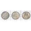 Image 2 : Lot of (3) 1925-S $1 Peace Silver Dollar Coins