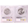 Image 2 : Lot of (2) 1956 Franklin Half Dollar Coins PCGS MS64