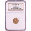Image 1 : 1998 $5 American Gold Eagle Coin NGC MS69