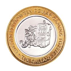 .999 Silver The Orleans Hotel & Casino Las Vegas, NV $10 Limited Edition Gaming Token