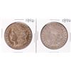 Image 1 : Lot of (2) 1896 $1 Morgan Silver Dollar Coins
