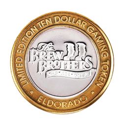.999 Silver Eldorado Hotel & Casino $10 Casino Limited Edition Gaming Token