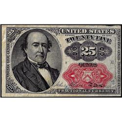 1874 Twenty Five Cents Fifth Issue Fractional Currency Note