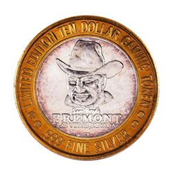 .999 Silver Sam Boyd's Fremont Las Vegas $10 Casino Limited Edition Gaming Token