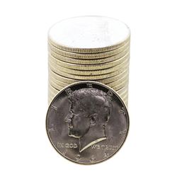 Roll of (20) Brilliant Uncirculated 1964-D Kennedy Half Dollar Coins Nice Toning