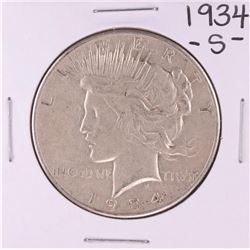 1934-S $1 Peace Silver Dollar Coin