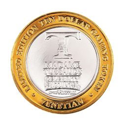 .999 Silver The Venetian Las Vegas Nevada $10 Casino Limited Edition Gaming Token