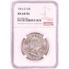 Image 1 : 1963-D Franklin Half Dollar Coin NGC MS64FBL