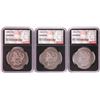 Image 1 : Lot of 1899-S, 1900-O, & 1901-O $1 Morgan Silver Dollar Coins NGC Genuine