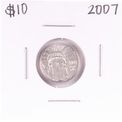 2007 $10 Platinum American Eagle Coin
