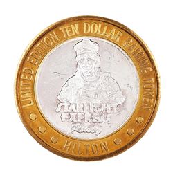 .999 Silver Hilton Las Vegas, Nevada $10 Casino Limited Edition Gaming Token