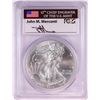 Image 1 : 2014 $1 American Silver Eagle Coin PCGS MS70 John Mercanti Signature