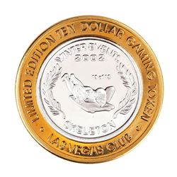 .999 Silver Las Vegas Club Nevada $10 Casino Limited Edition Gaming Token