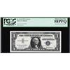 Image 1 : 1957 $1 Silver Certificate Note Mismatched Serial Number Error PCGS Ch. About New 58PPQ