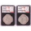 Image 1 : Lot of 1921 & 1921-D $1 Morgan Silver Dollar Coins NGC Genuine