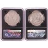 Image 2 : Lot of 1921 & 1921-D $1 Morgan Silver Dollar Coins NGC Genuine