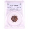 Image 1 : 1917 Lincoln Wheat Cent Coin PCGS MS65RB