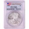 Image 1 : 2008 $1 American Silver Eagle Coin PCGS MS69 First Strike
