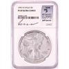 Image 1 : 1995-W $1 Proof American Silver Eagle Coin PNGC PF69 Ultra Cameo Jeff Garrett Signature