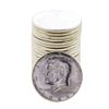 Image 1 : Roll of (20) Brilliant Uncirculated 1964 Kennedy Half Dollar Coins