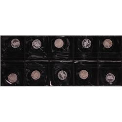 Lot of (10) Disney Mickey & Minnie Mouse 1/20 oz. .999 Fine Silver Coin Rounds