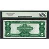 Image 2 : 1899 $2 Mini-Porthole Silver Certificate Note Fr.253 Legacy Gem New 66PPQ