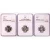 Image 1 : Lot of 1955-1957 Proof Jefferson Nickel Coins NGC PF68