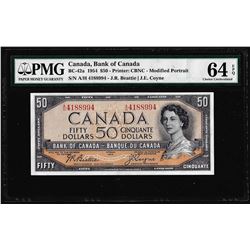 1954 $50 Bank of Canada Note BC-42a PMG Choice Uncirculated 64EPQ