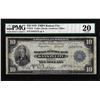 Image 1 : 1915 $10 Federal Reserve Bank Note Kansas City Fr.816 PMG Very Fine 20