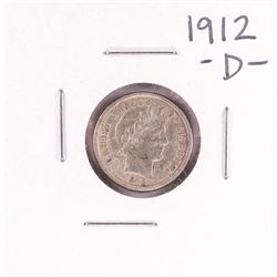 1912-D Barber Dime Coin