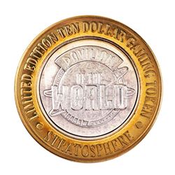 .999 Silver Stratosphere Las Vegas, Nevada $10 Casino Limited Edition Gaming Token