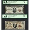 Image 1 : 1929 Ty. 2 $5/10 Citizens NB Washington, PA CH# 3383 National Currency Notes PCGS VF20