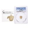 Image 1 : 2017 $1 Palau Sea Turtle Gold Coin PCGS MS70 First Strike w/ COA