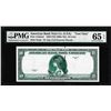 Image 1 : 1929 10 Unit American Bank Note Co. "Test Note" PMG Gem Uncirculated 65EPQ