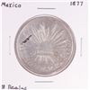 Image 1 : 1877 Mexico 8 Reales Silver Coin