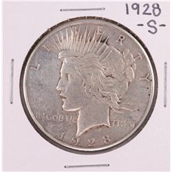 1928-S $1 Peace Silver Dollar Coin