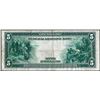 Image 2 : 1914 $5 Federal Reserve Note New York