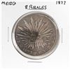 Image 1 : 1877 Mexico 8 Reales Silver Coin