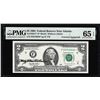 Image 1 : 1995 $2 Federal Reserve Star Note PMG Gem Uncirculated 65EPQ Courtesy Autograph