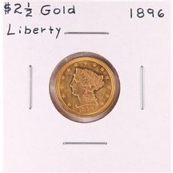 1896 $2 1/2 Liberty Head Quarter Eagle Gold Coin