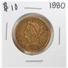 Image 1 : 1880 $10 Liberty Head Eagle Gold Coin