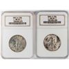 Image 1 : Lot of 1945-D to 1946-D Walking Liberty Half Dollar Coins NGC MS65