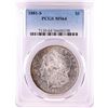 Image 1 : 1881-S $1 Morgan Silver Dollar Coin PCGS MS64 Nice Toning