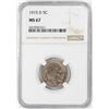 Image 1 : 1915-D Buffalo Nickel Coin NGC MS67